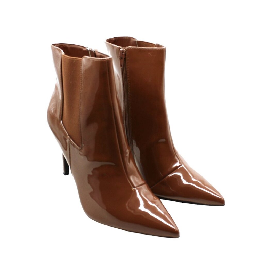 INC International Concepts Brown Booties - Picture 1 of 8
